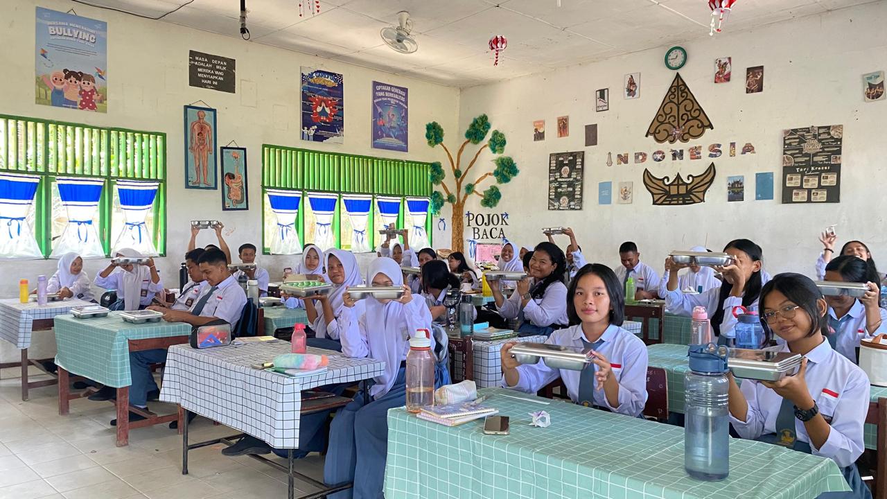 Polres Asahan Gelar Operasional MBG Hari ke-23, Ribuan Siswa Terima Menu Bergizi